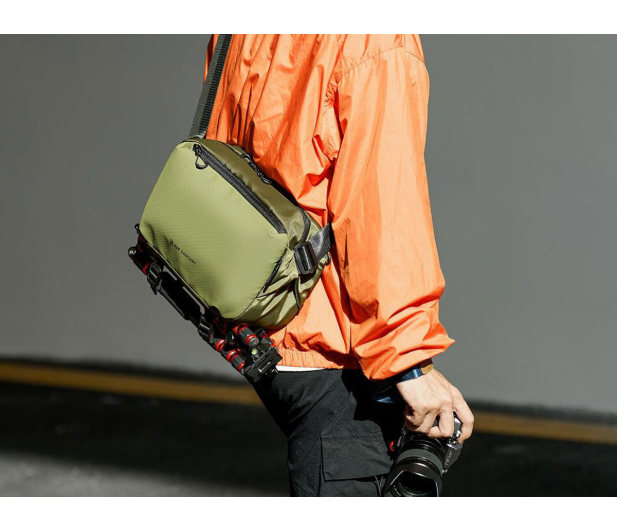 K&F Concept Alpha Sling Bag 10 l - zielona - 1550432 - zdjęcie 4